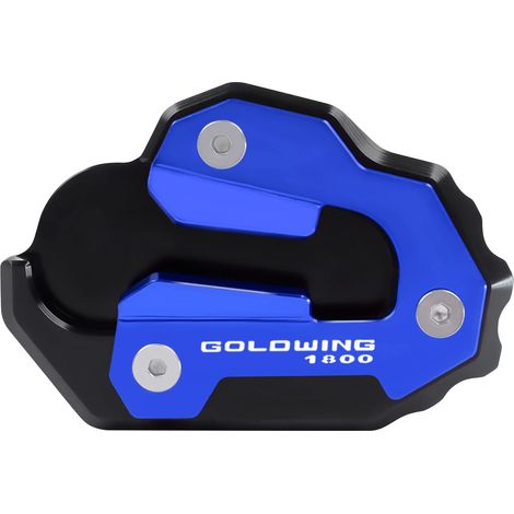 (Bleu) Extension de béquille latérale CNC pour moto, compatible avec HONDA Goldwing 1800 GL 1800 F6B GL1800 2020-2023 maxpower (1/3)