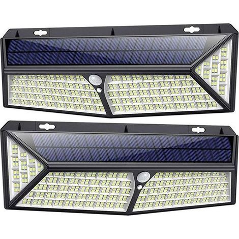 Solar Light Outdoor, [Brightest 288 LED - 2500 lumens] Waterproof Solar Light with Motion Sensor Wireless Security Wall Lamp for Garden (1/5)