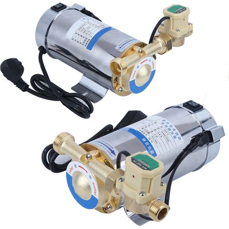 Pompe de surpression automatique pour machine à laver/douche domestique avec interrupteur de contrôle d'eau 150W 220V (Prix américain) (1/5)