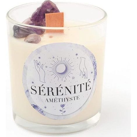 Kit DIY bougie - Améthyste - Fabrication bougie parfumée - Cire - Parfum - Mixte (1/4)
