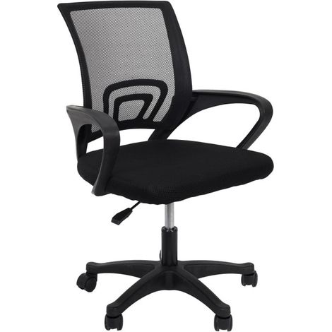 Fauteuil de Bureau Design "Nuvado" 96cm Noir (1/5)