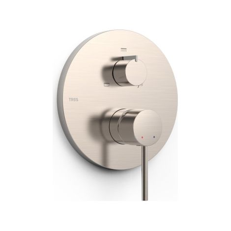 Mitigeur douche pour boîtier encastré Rapid‑box 3 voies Acier - TRES 26227310AC (1/2)