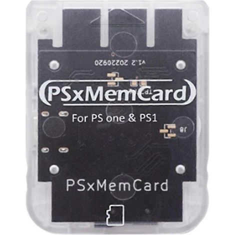 Carte mémoire Psxmemcard PS1 avec prise en charge des sauvegardes de jeux, carte microSD pour console SONY Playstation 1 PS One (1/5)