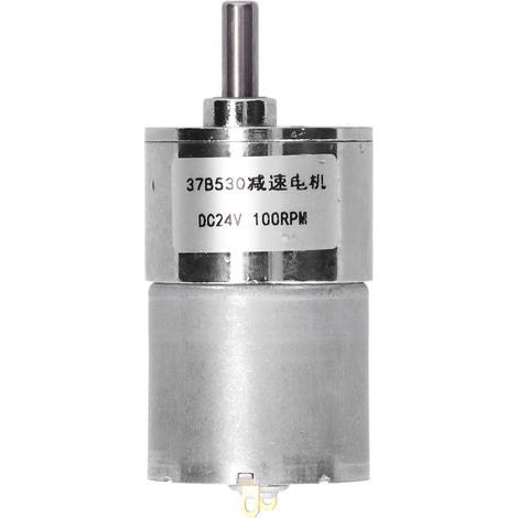 Gleichstrom-Getriebemotor, Drehzahlreduzierung, Automatisierungsanlagen, Industriebedarf, 24 V, 100 U/min, 37B530 (1/5)