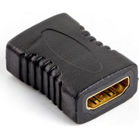 Adaptateur cylindrique Lanberg AD-0018-BK HDMI-A (F) - HDMI-A (F) noir (1/2)