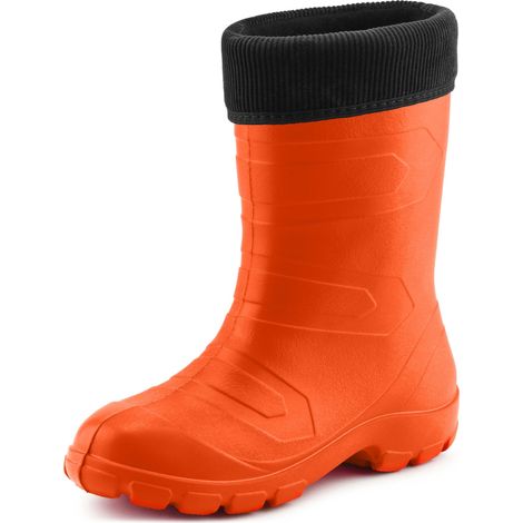 Ladeheid Bottes de Pluie Thermiques en EVA Femme LALMG879 (Orange/Noir, 37 EU)