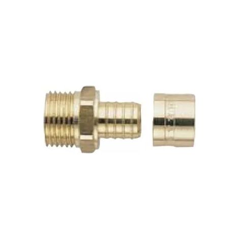 racor sanitaire-distribution male fixed per sliding conexión deslizante 19 mm