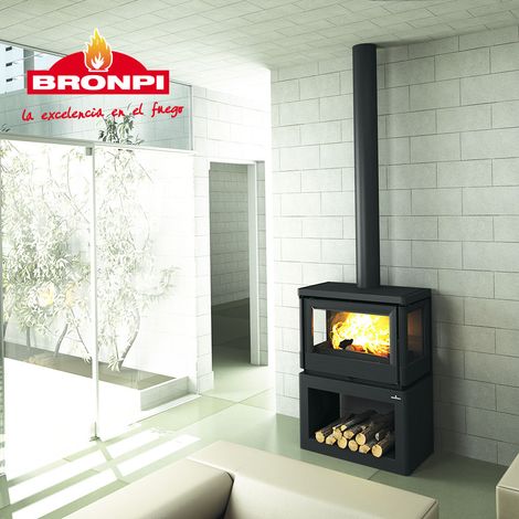 Poêle à bois en fonte VERSALLES - 13KW (1/5)