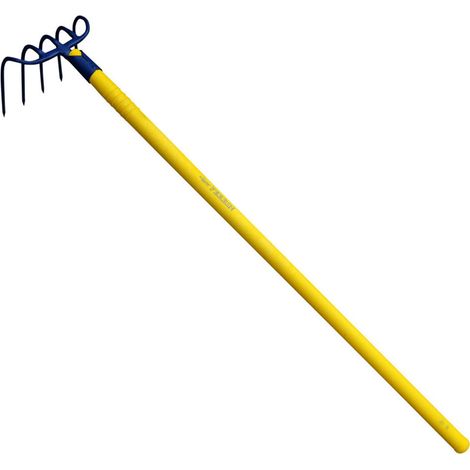 OUTILS PERRIN Croc a fumier a douille - 5 dents - manche composite tube 115 cm