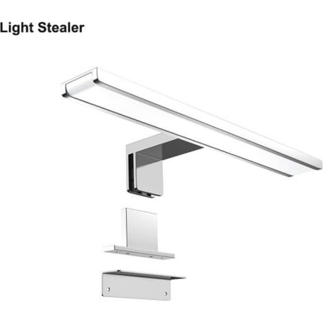 Miroir lumineux LED salle de bain, lampe miroir mural 300mm, spot AC85-265V, éclairage frontal, design moderne, ampoule intégrée, pour coiffure et maquillage. (1/5)