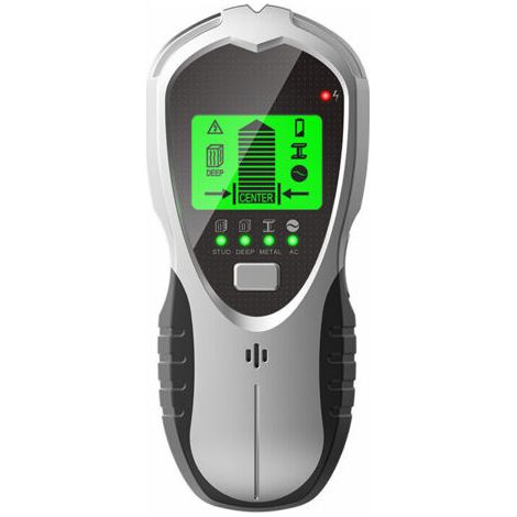 Détecteur de Mur 4 en 1, Wall Scanner Détecteur de matériaux,Détecteur de Construction with LCD Light Indicator & Sound Warning,Détecter Métaux, Fils Électrique, Studs en Bois dans Murs (1/2)