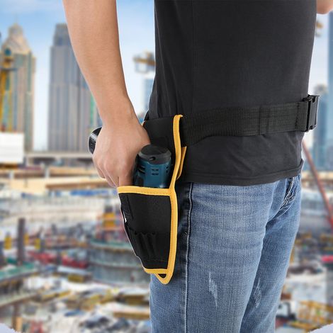Trousse de rangement pour perceuse électrique, sac de rangement pour outils et accessoires de quincaillerie (1/5)