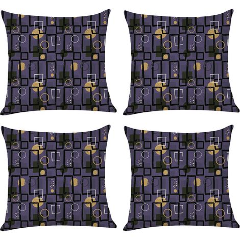 Housse de coussin décorative pour intérieur et extérieur, canapé, salon, décoration de fête (1/4)