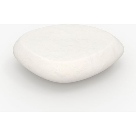 Mesa de centro de hormigón blanco - Maui (1/4)