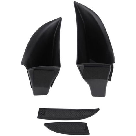 Eosnow 2pcs Car Boîte de rangement de porte d'entrée de la voiture pour Mercedes Benz S Class W222 2014-2018 Black