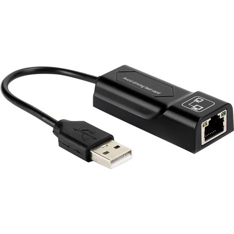 Adaptateur Ethernet USB 2.0 vers RJ45 10/100 Mbps pour PC Portable et Bureau, Puce 8152 (1/5)