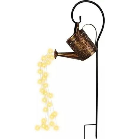 Arrosoir solaire LED lampe dcorative de jardin fil lectrique (1/5)