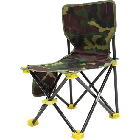 Chaise et Siège Pliant Léger et Facile à Transporter pour Pliante en Tissu Oxford Armature en Fer Camping Pêche Activités (1/4)