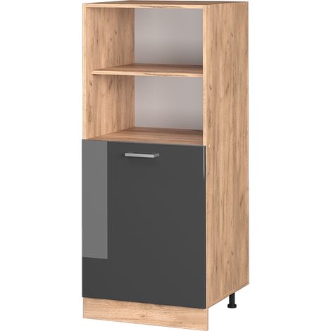 Meuble pour four R-Line, Anthracite Haute brillance, 60 cm, Vicco