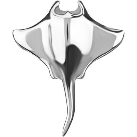 Tuerca de inserción - raya - plata - PI-029 (1/2)
