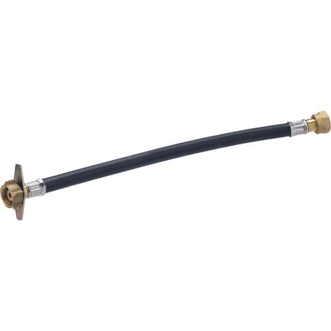 – Lyre souple caoutchouc pour gaz butane et propane – Longueur 35 cm – Écrous mécaniques femelle 20x150 – Norme NF gaz M 88-768 (1/5)