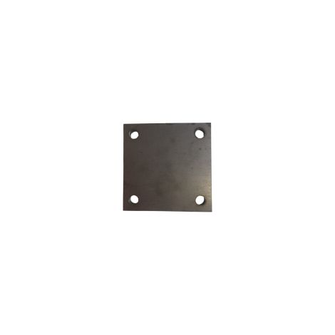 Platine acier percée 120x120x8 (1/2)