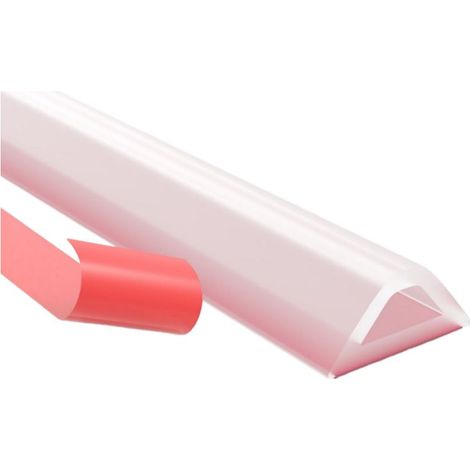 Seuil de douche pliable de 100 cm, adapté aux salles de bains et aux cuisines, transparent. (1/5)