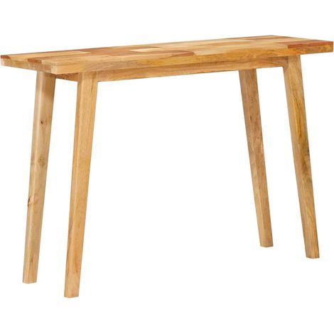 Esstisch Natur 100 x 35 x 75 cm Massivholz Mango