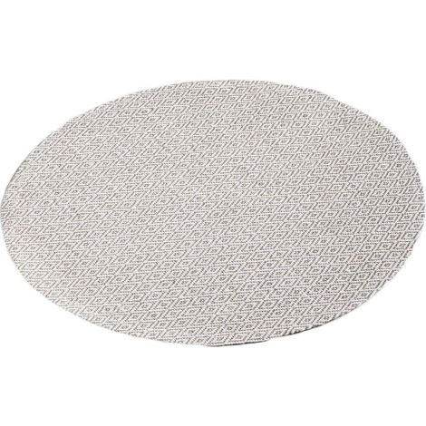 Set de Table Rond "Metrix" 38cm Taupe