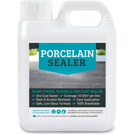 Porcelain Sealer - One-coat, easy application, stain & scratch resistant, 100% breathable - 1 Litre