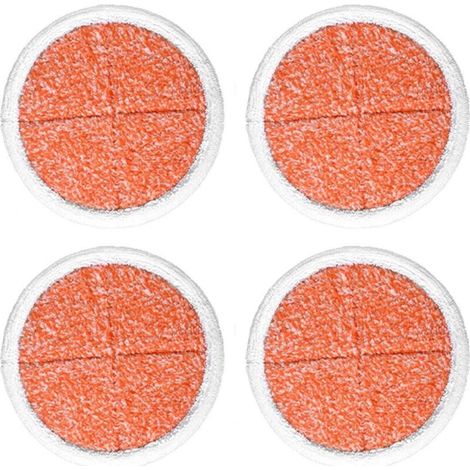 4 packs of robust scrubbing pads as replacement for the motorized hard floor mop Spinwave 2039A 2124 (1/5)