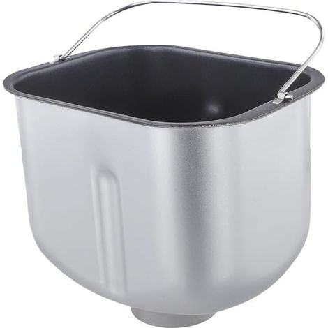 Pièce de rechange pour machine à pain, en acier inoxydable, de couleur noire, avec revêtement antiadhésif, pour mélanger, pétrir et faire de la pâte à la maison.-AquaForge (1/5)