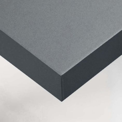 DIMEXACT - Papier peint autocollant gris foncé mat - 122 cm x 1.5 m - En Rouleau