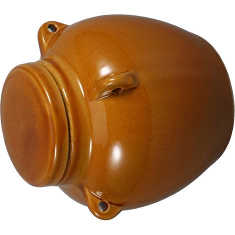 Boîte de conservation pour aliments secs, compatible avec le stockage, 1 bocal en céramique marron (1/5)