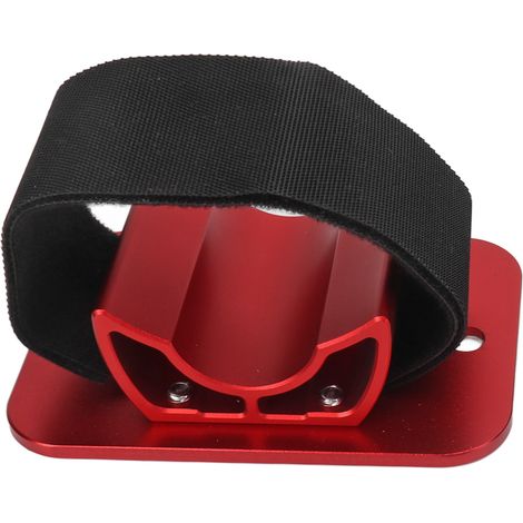 Support de roue arrière de vélo pour toit de voiture, alliage d'aluminium résistant à l'usure, montage arrière pour voitures coupés et hayons, rouge (1/5)