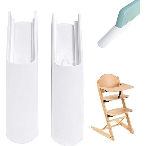 1 paio di barre antiribaltamento per seggioloni, 14,1 x 3,2 cm protezioni per i piedi per seggioloni prolunga antiscivolo per seggioloni, incluse le barre antiribaltamento. (1/5)