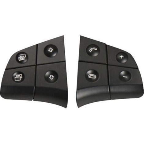 Remplacement du bouton de commande au volant pour Mercedes Benz W164 W245 W251 Ml Gl Br Class, noir, 4 boutons