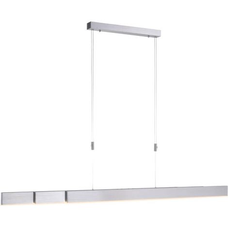 Lampe suspendue LED Pure-Moto métal brossé - 2525-95 (1/3)
