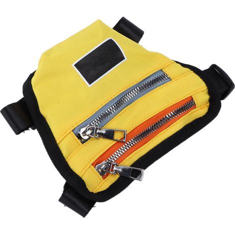 Pochette à friandises pour chien, portable et multifonctionnelle, idéale pour les chiots et l'entraînement lors des promenades et randonnées (jaune) (1/5)