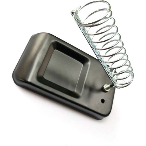 Support pour fer à souder, support en fonte pour fer à souder électrique, 112 mm x 64 mm (1/5)