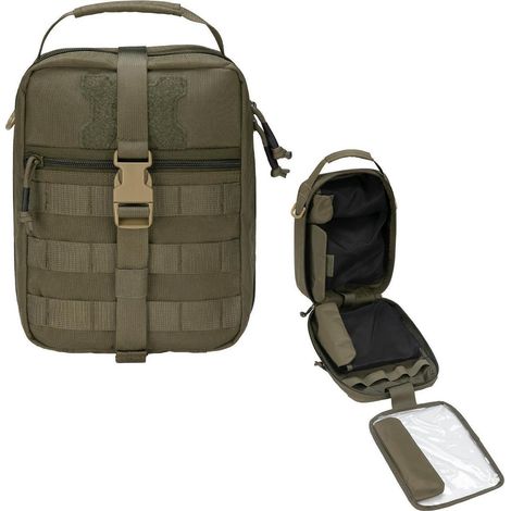 Reißbare IFAK Tasche mit Molle-System, Ranger Green