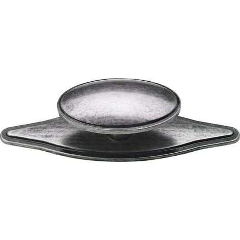 Hettich Möbelknopf Zinkdruckguss brüniert 26,0 x 77,0 mm - 1 Stück Filzgleiter & Möbelgriffe