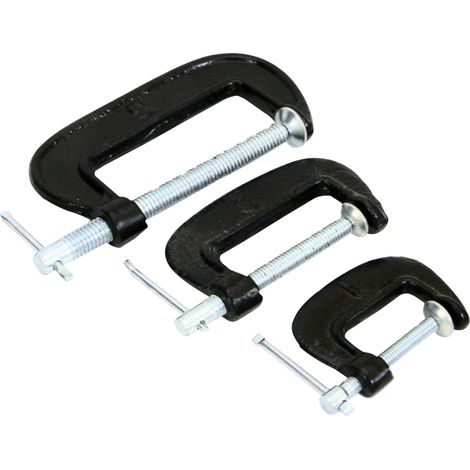 Ensemble de trois serre-joints en G (1/4)