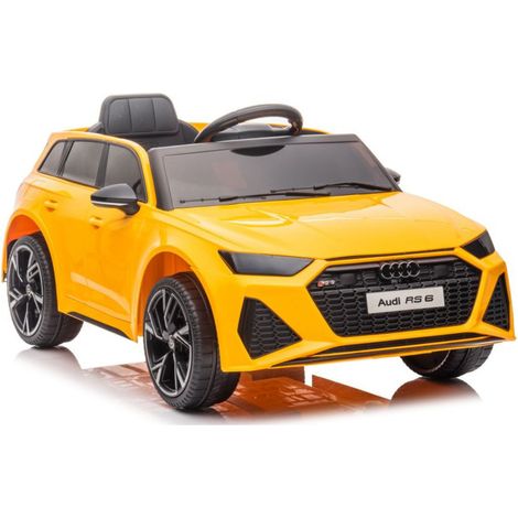 Audi RS6 BRD-2118 Veicolo elettrico giallo (1/5)