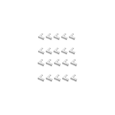Lot de 20 protège-tables, protège-coins pour bébé, protections transparentes pour les coins et les bords de meubles, coussinets pour couvrir les meubles et les bords tranchants (1/5)