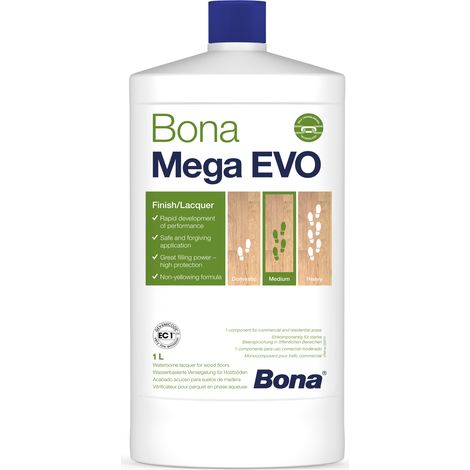 Vitrificateur monocomposant pour parquet – Ultra mat 1L – Protection durable – Séchage rapide – Résistance aux rayures et produits chimiques – Bona