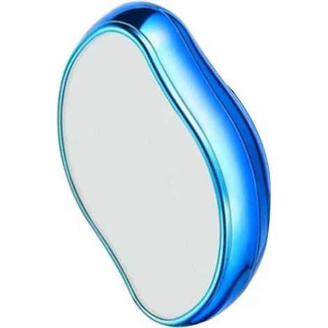 Épilateur à poils en nano verre, exfoliant, outil de beauté à domicile pour hommes et femmes, bleu-AquaForge (1/5)