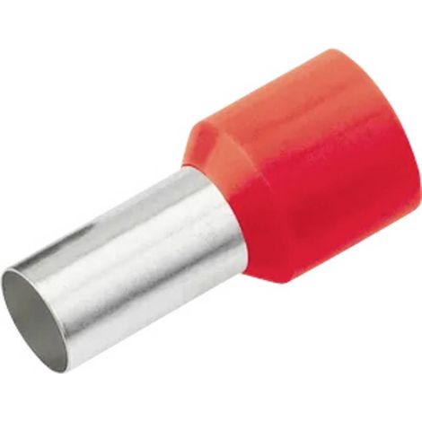 Cimco 187113 Capocorda 1 mm² Parzialmente isolato Rosso 100 pz.