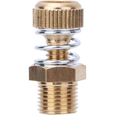 Lot de 10 silencieux pneumatiques en laiton, filetage mâle BSPT, électrovanne, connecteur d'échappement d'air 1/8 po