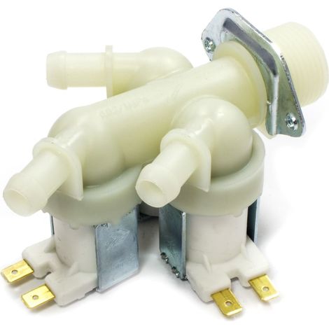 ELETTROVALVOLA 180 ' LAVATRICE 3 VIE UNIVERSALE DRITTA 220 VOLT  EL 7 (1/4)